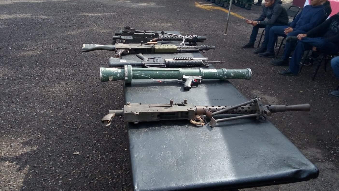 Armas aseguradas