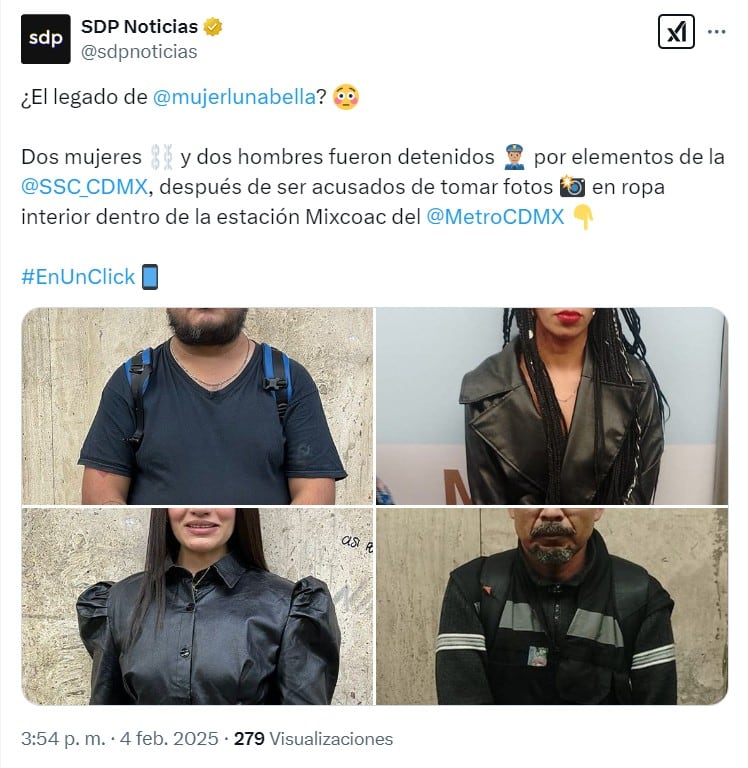 Metro CDMX: detienen a actrices porno por tomarse fotos en lencería en Mixcoac Línea 7
