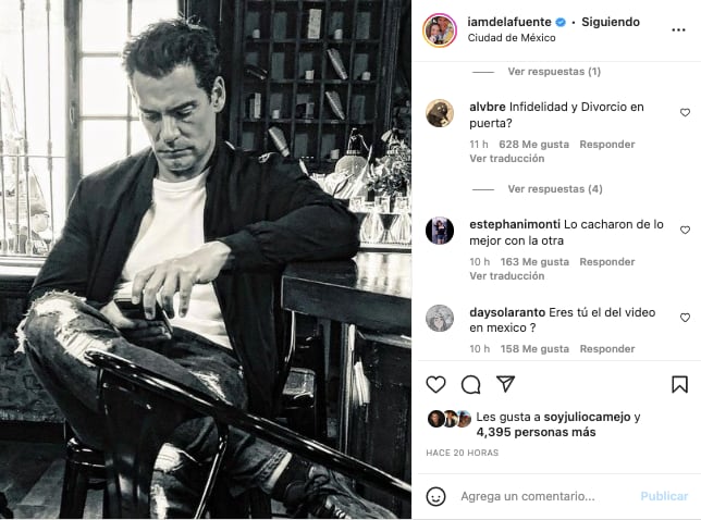 Cristián de la Fuente es tachado de infiel