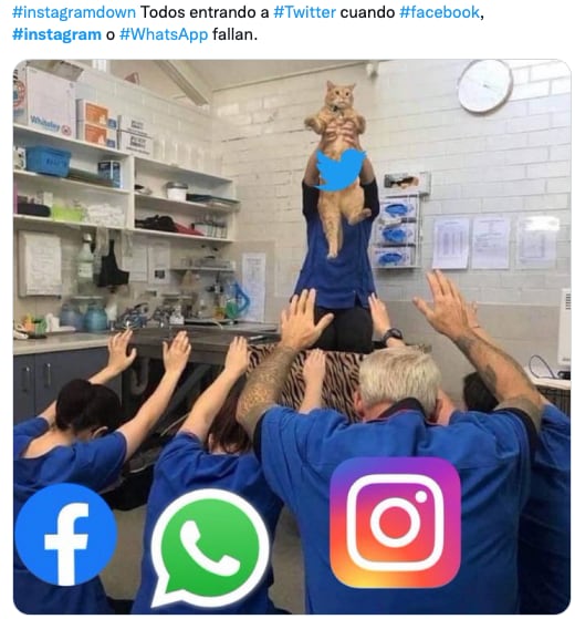 Caída de Instagram genera memes
