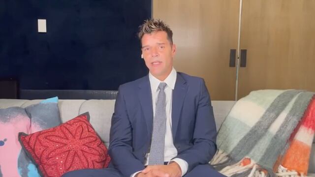 Ricky Martin, cantante.