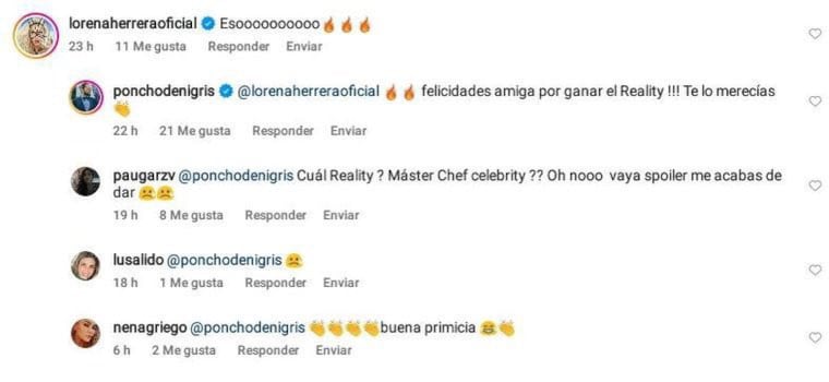 Poncho De Nigris felicita a Lorena Herrera por "ganar el reality"