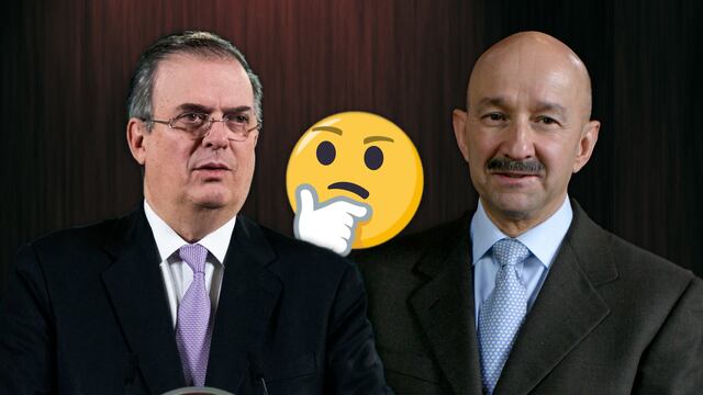 Marcelo Ebrard y Carlos Salinas de Gortari
