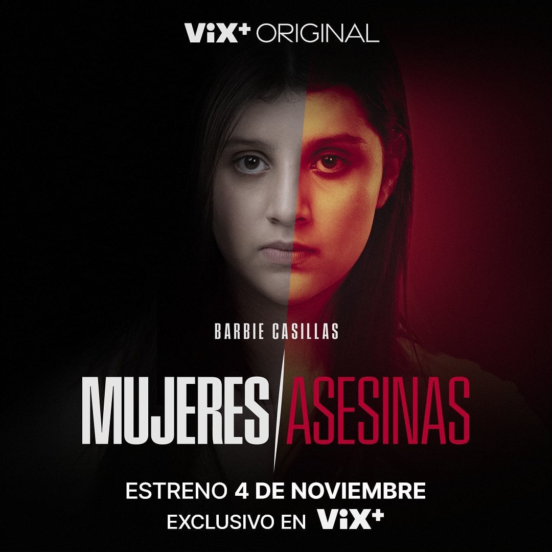 Mujeres Asesinas: Barbie Casillas, la más joven del elenco.