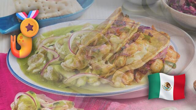Platillos con camarones en México