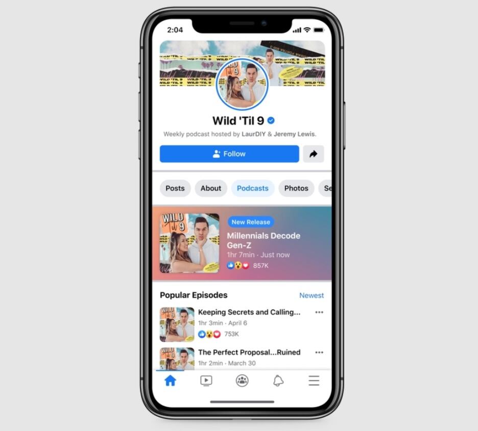 Podcasts de Facebook