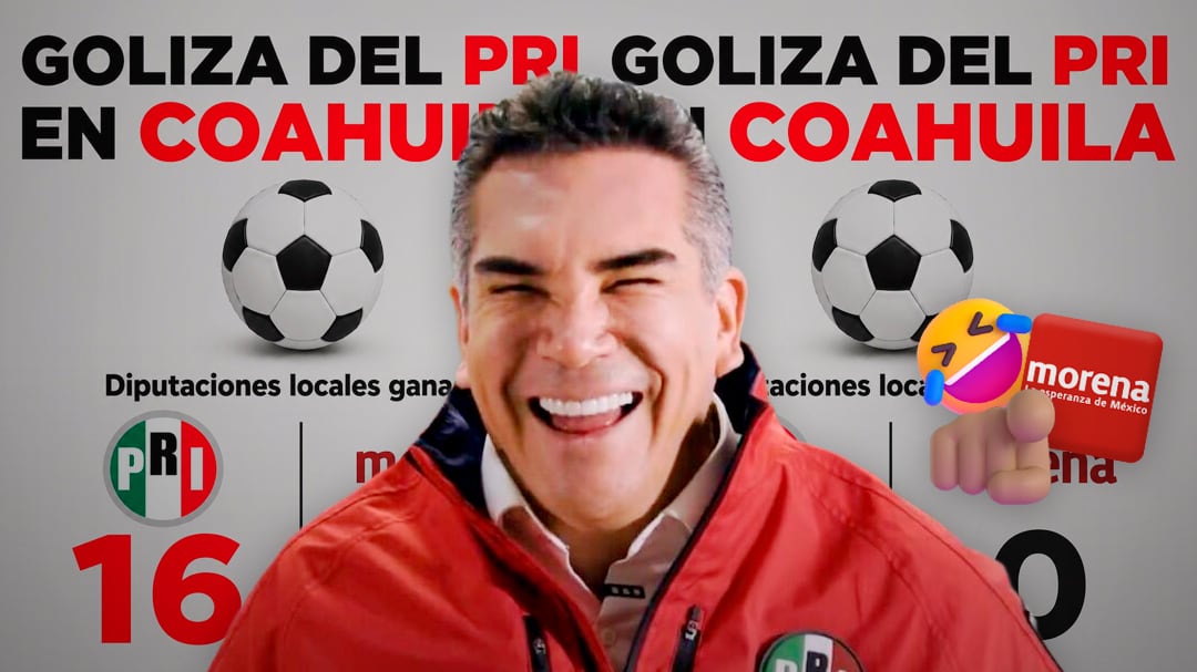 PRI se burla de Morena por quedar en segundo lugar en Coahuila