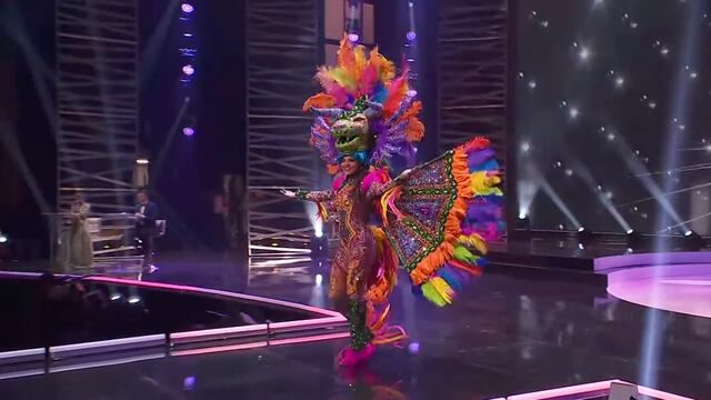 Andrea Meza vestida de alebrije en Miss Universo 2021