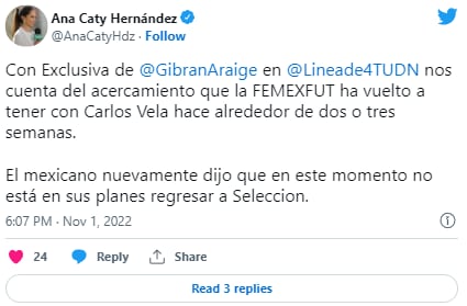 Información sobre Carlos Vela