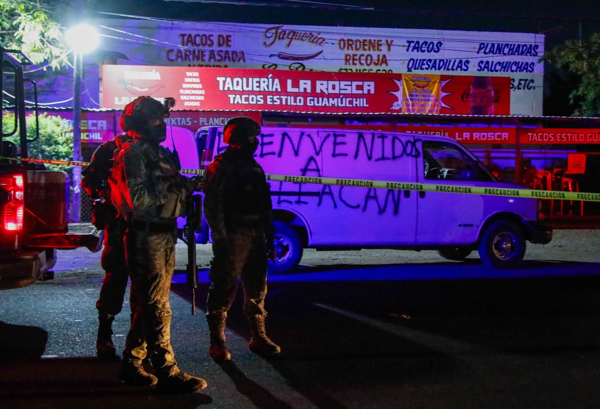 Con narcomensaje dieron la bienvenida a AMLO y Claudia Sheinbaum en Culiacán