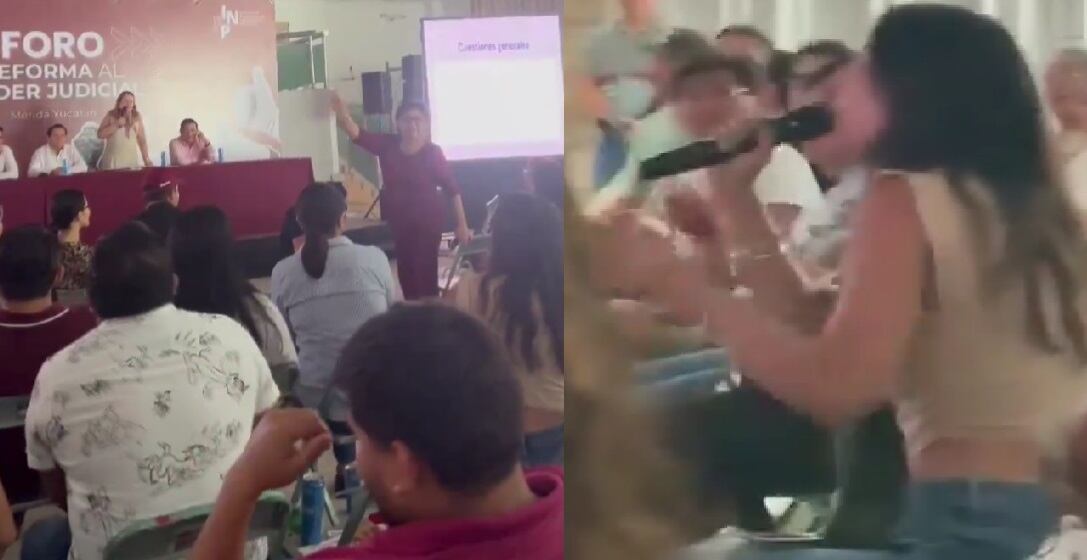 Mildred Barrón, la joven de Yucatán que confrontó a Loretta Ortiz