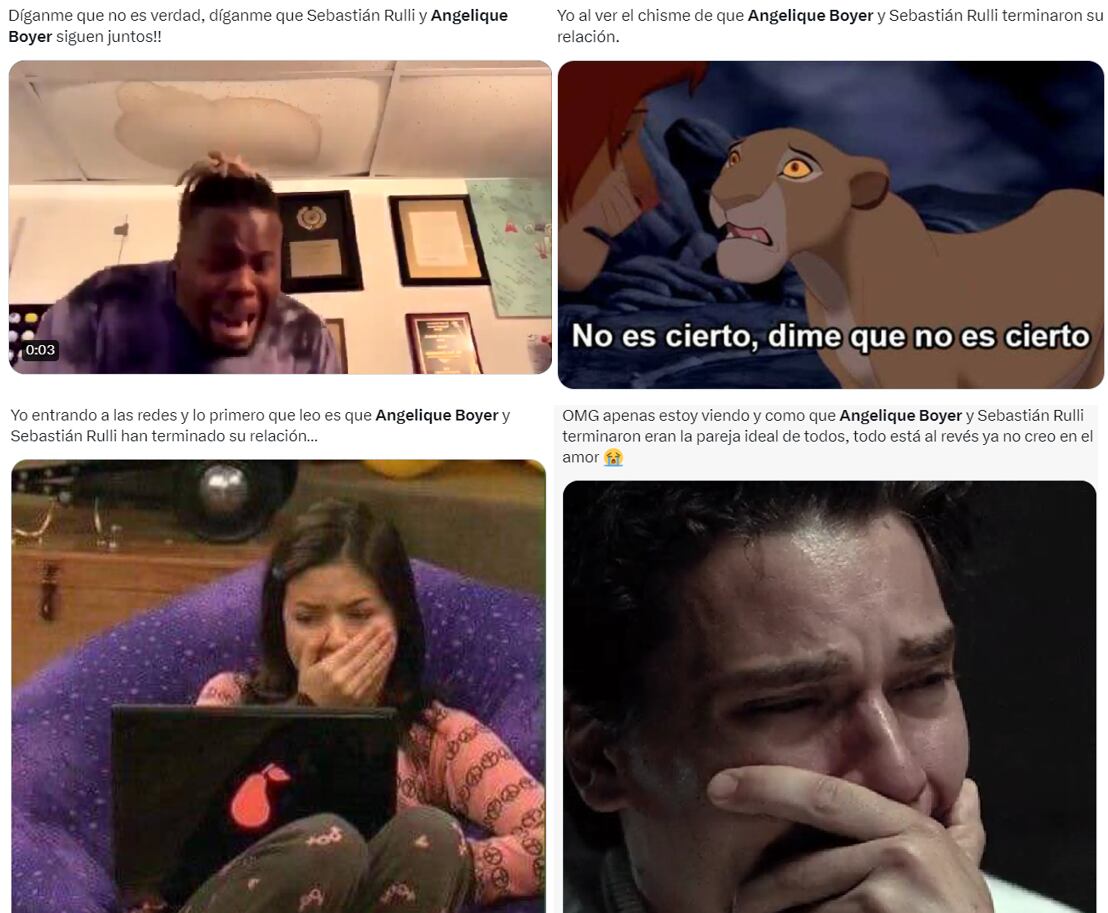 Sebastián Rulli y Angelique Boyer: Memes de la supuesta ruptura