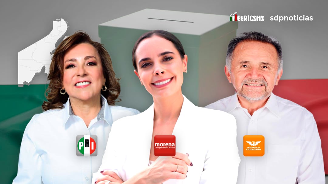 Encuesta: Peralta, Castilla y Pech lideran en Quintana Roo rumbo a 2027
