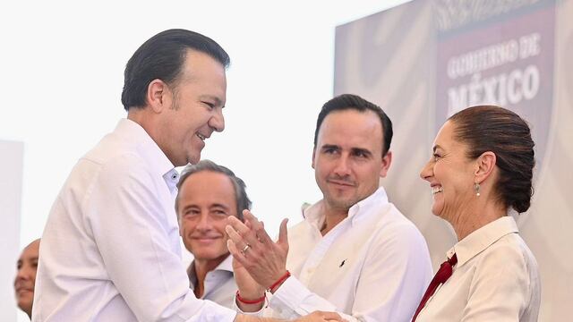 Esteban Villegas y Claudia Sheinbaum