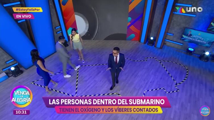 Explican en Venga la Alegría lo ocurrido con el submarino desaparecido