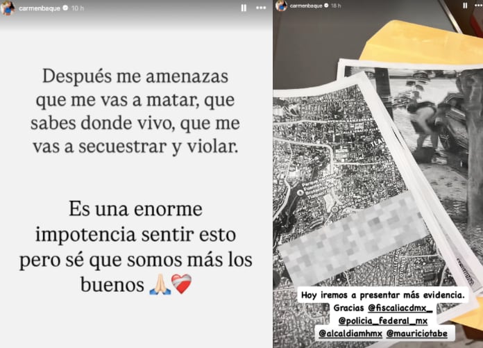 Carmen Baqué no se deja intimidar