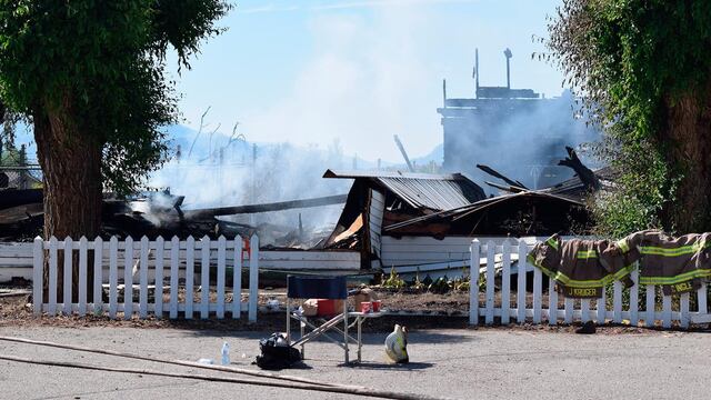 Iglesia quemada en Penticton, Canadá/James Miller/AP