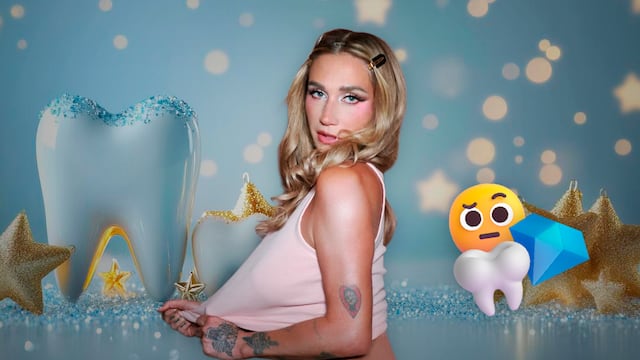 Kesha recibe dientes de sus fans y los hace joyería.