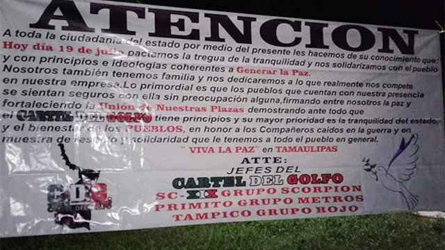 Manta del Cártel del Golfo