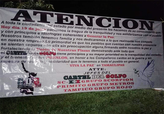 Manta del Cártel del Golfo