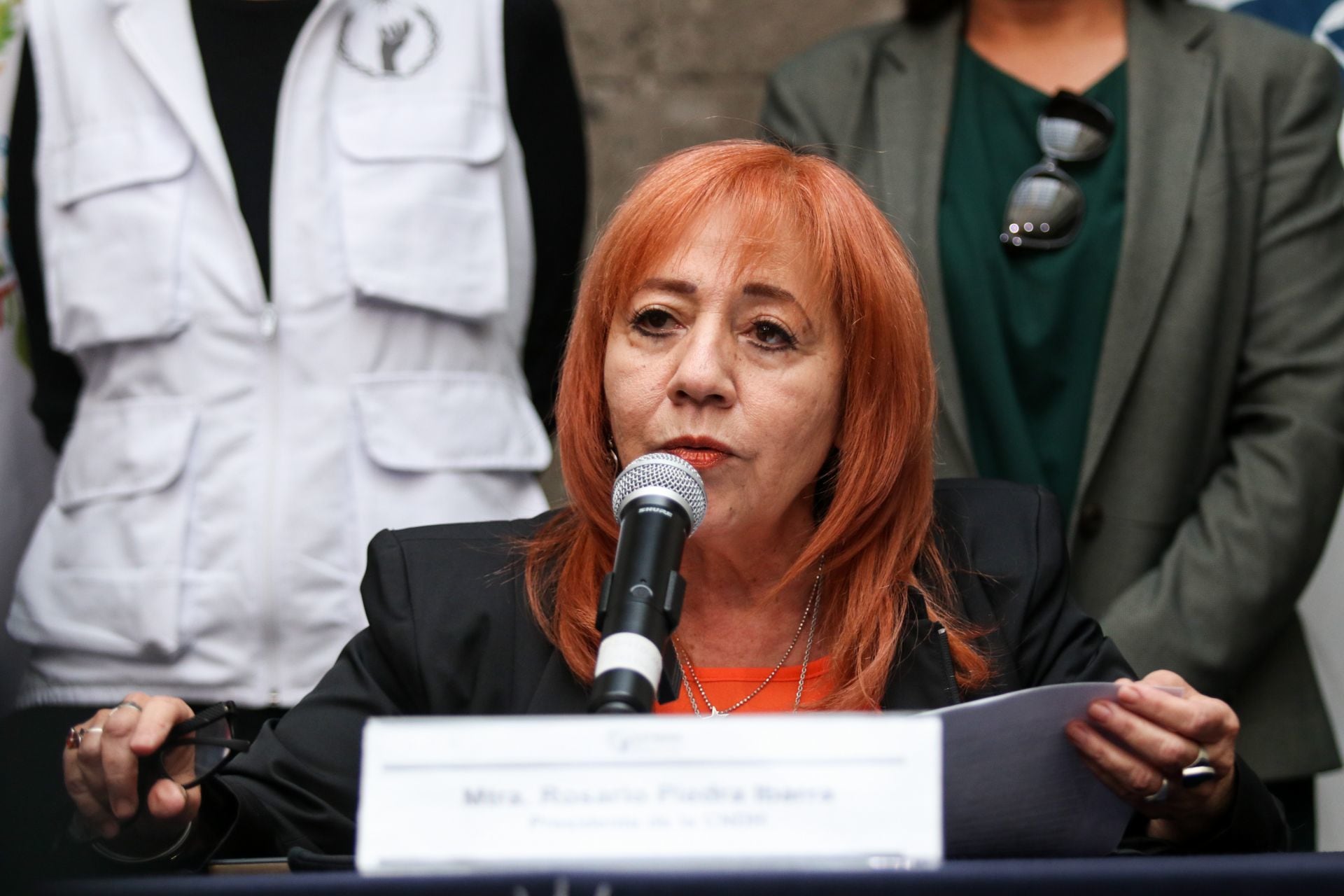Rosario Piedra Ibarra, titular de la Comisión Nacional de Derechos Humanos (CNDH).