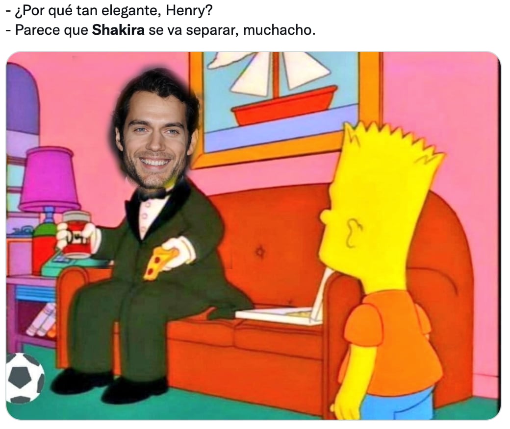 Memes de Shakira y Henry Cavill tras supuesta separación con Piqué