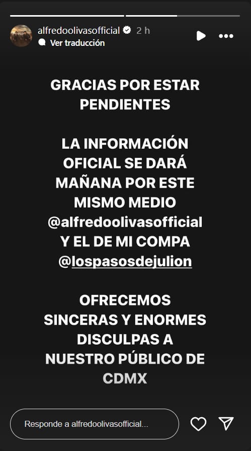 Historia de Alfredo Olivas