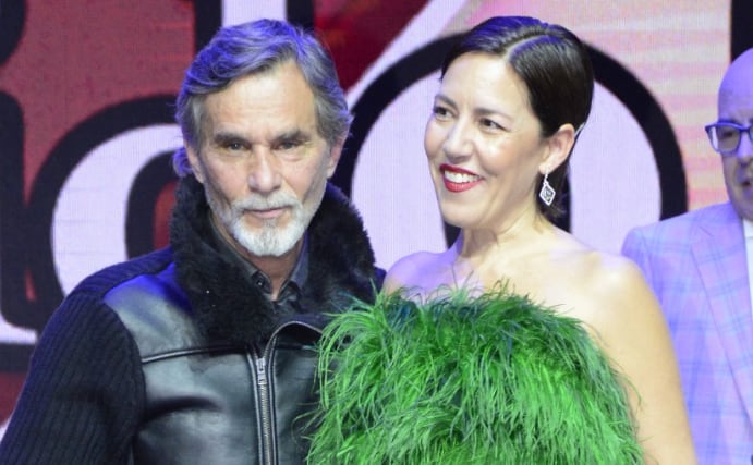Humberto Zurita y Stephanie Salas