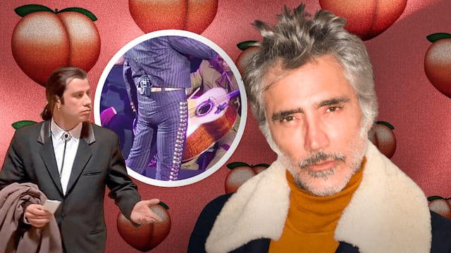 Fans acusan robo de trasero a Alejandro Fernández.