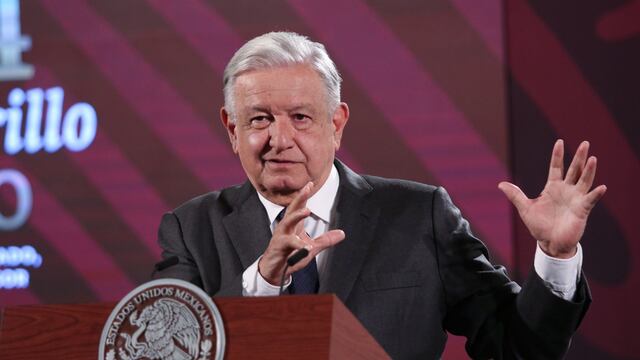 AMLO en su conferencia mañanera