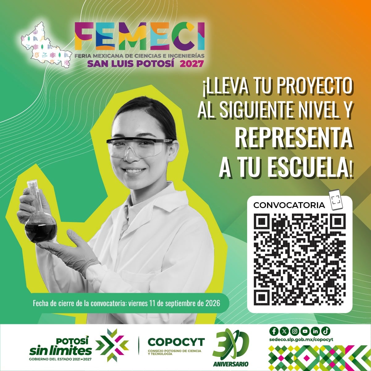 Feria Mexicana de Ciencias e Ingenierías San Luis Potosí 2027.
