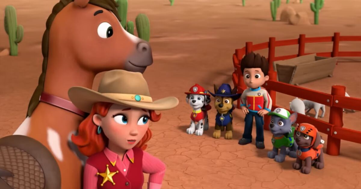 Paw Patrol rescata al alcalde Humdinger de caballo mecánico: 60 minutos ...