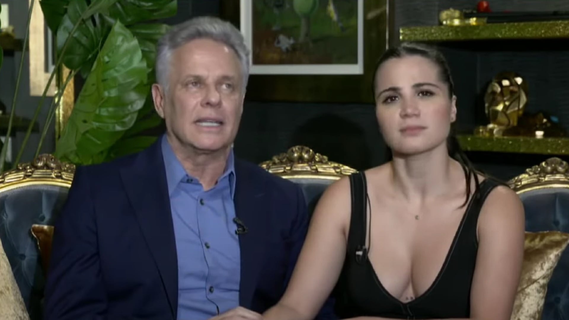 Cinthia Aparicio y Alexis Ayala