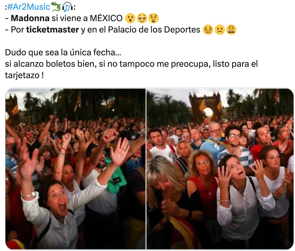 Memes inundan las redes tras el anuncio del concierto de Madonna en México
