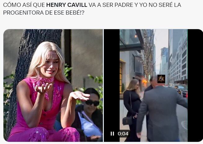 Memes de Henry Cavill y su novia embarazada