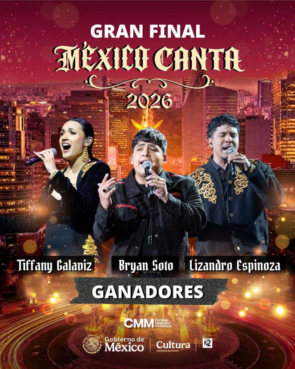 México Canta 2026 ya tiene a sus tres ganadores: conoce quiénes son