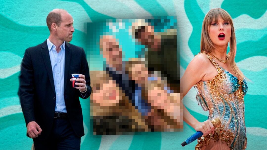La foto de Taylor Swift con el príncipe Guillermo de Gales y sus hijos