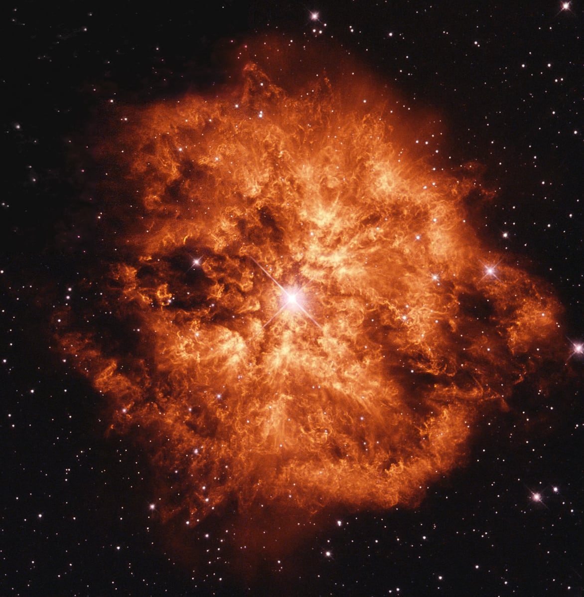 WR 124 captada por el telescopio Hubble