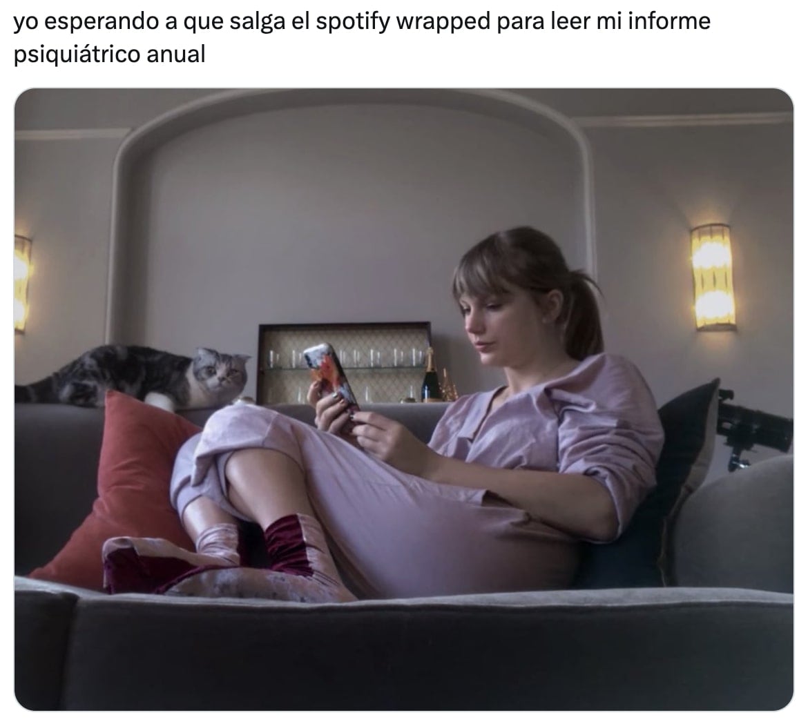 Memes del Spotify Wrapped 2025