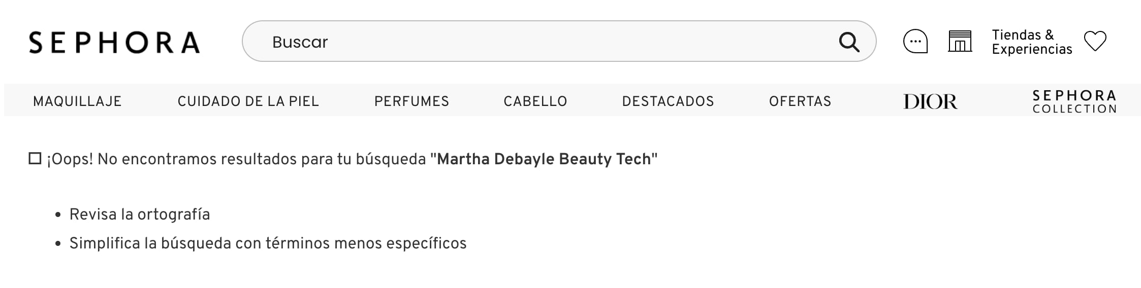 Sephora ya no vende la línea de maquillaje de Martha Debayle