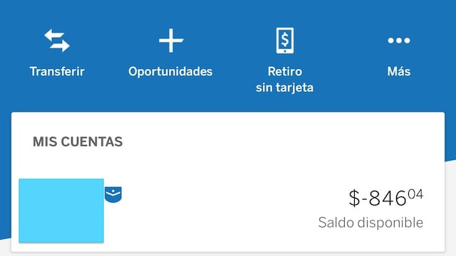 BBVA "arregla confusión" en saldos y deja cuentas negativas