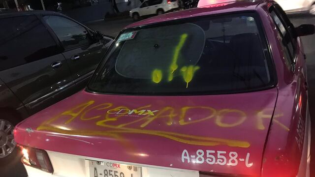 Un taxita agredió a una mujer.