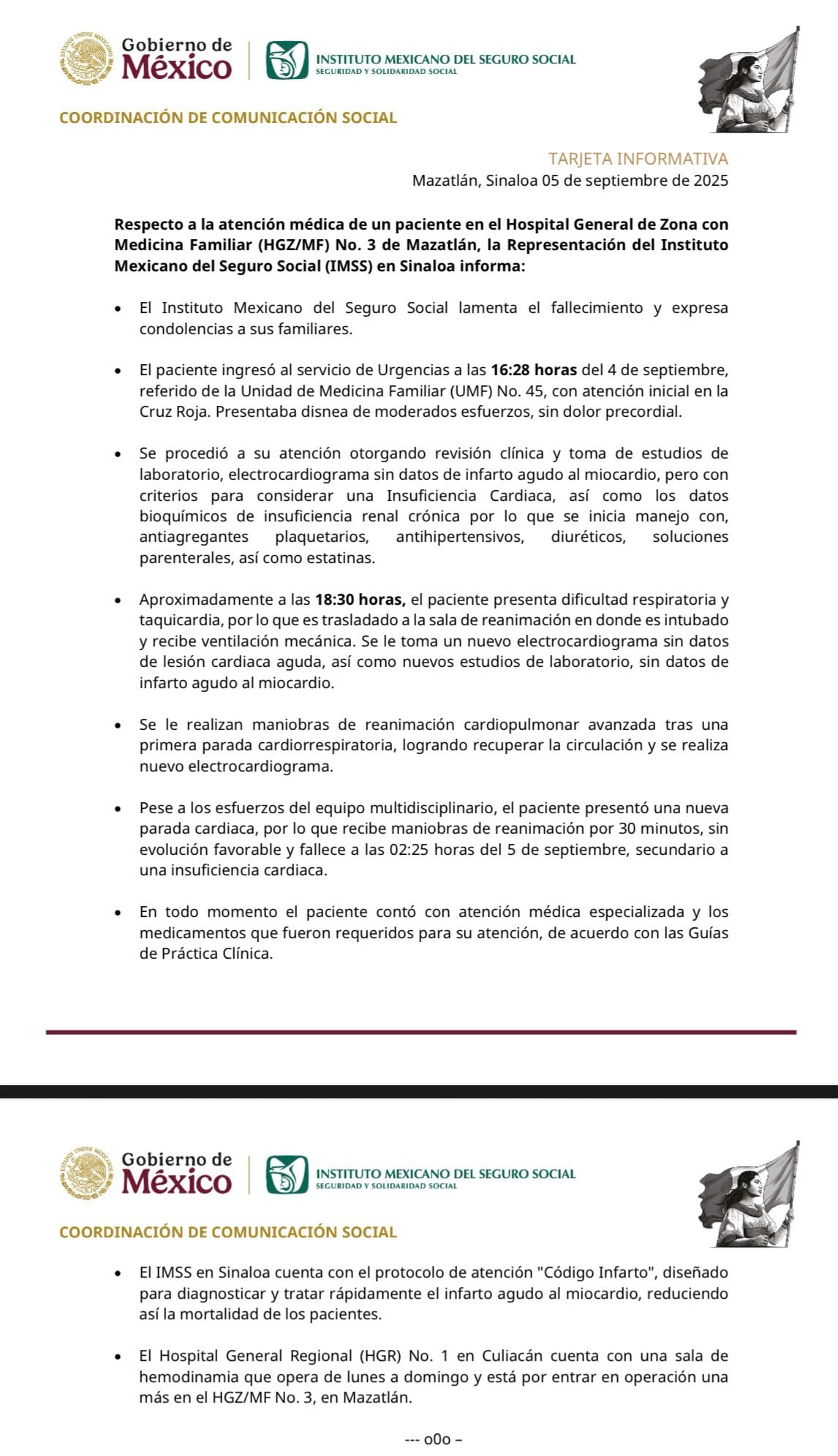 IMSS responde a críticas y asegura que sí brindó atención especializada al periodista Martín Arellano Solorio antes de morir