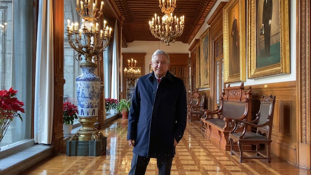 AMLO en Palacio Nacional