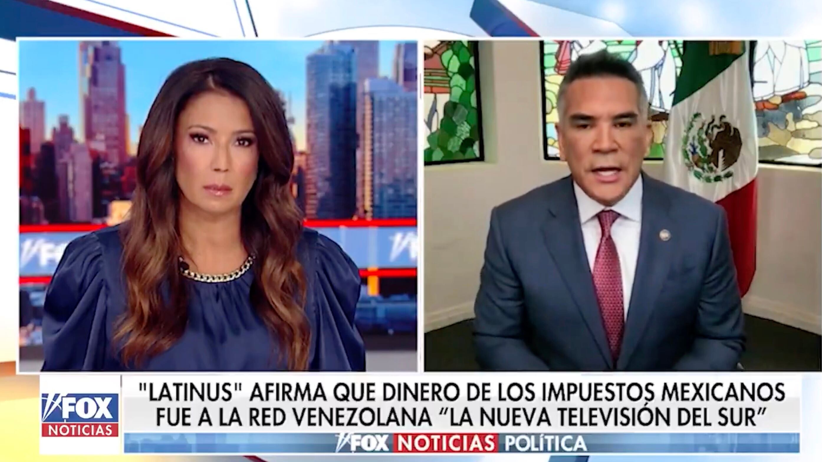 Alito Moreno llama “narco dictadura” a la 4T en Fox News; Morena responde con críticas