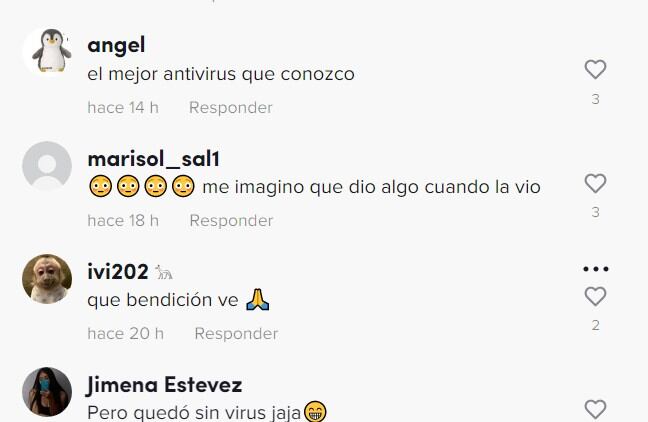 Comentarios de video de TikTok