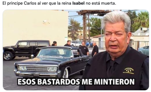 Memes sobre la muerte de la reina Isabel II