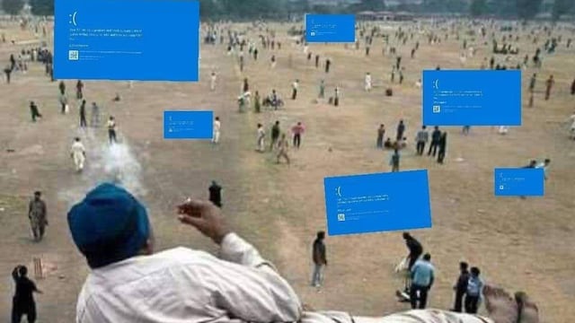 Los mejores memes de la pantalla azul de la muerte por la caída de Windows por CrowdStrike