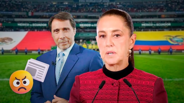 Sheinbaum critica noticia falsa sobre el México vs Ecuador y el crimen organizado