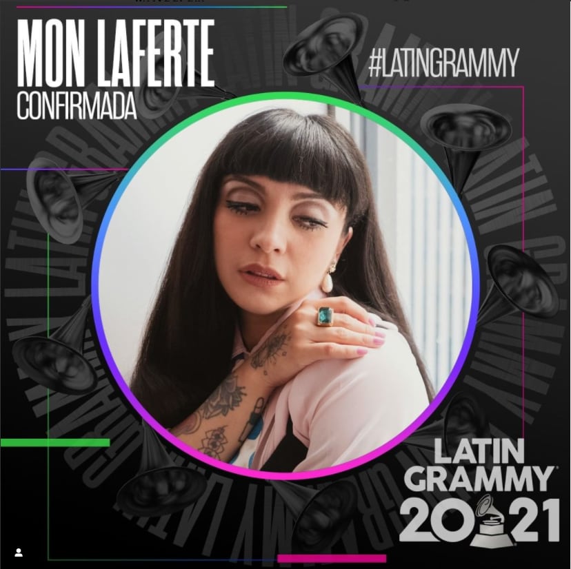 Mon Laferte, nominada en Los Premios Grammy Latinos